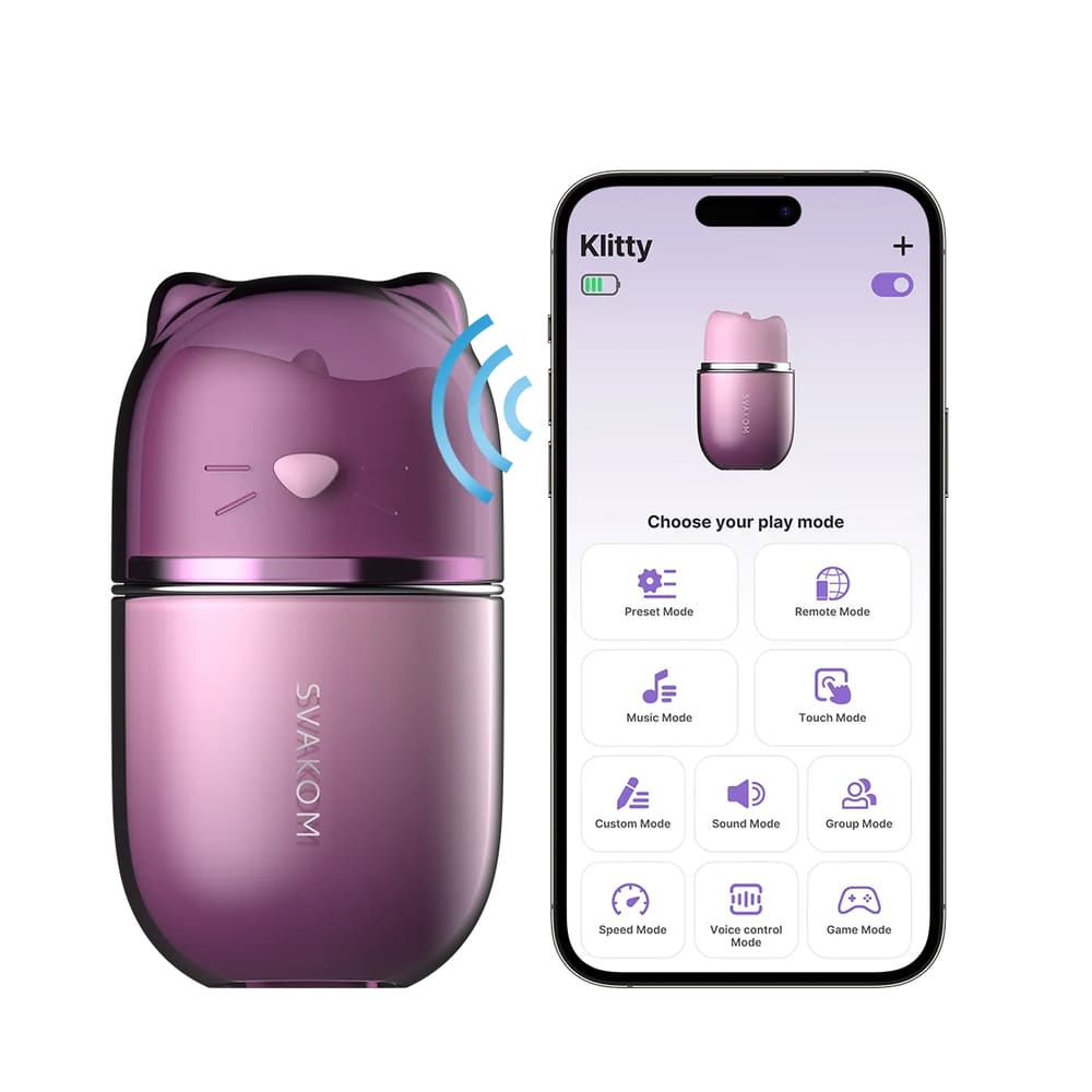 550 Máy hút liếm cho nữ kết nối App Svakom Klitty