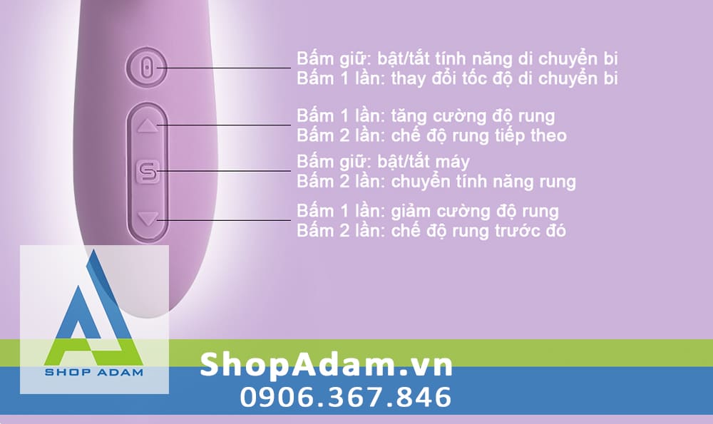 Máy massage vùng kín cao cấp điều khiển qua App Svakom Trysta Neo
