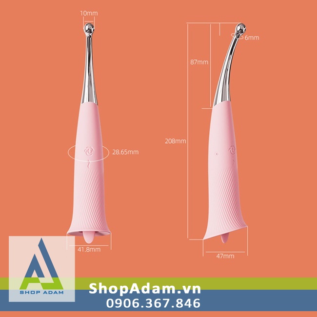 Máy Mát Xa Điểm G 2 Đầu Rung Liếm Siêu Kích Thích Svakom Beverly