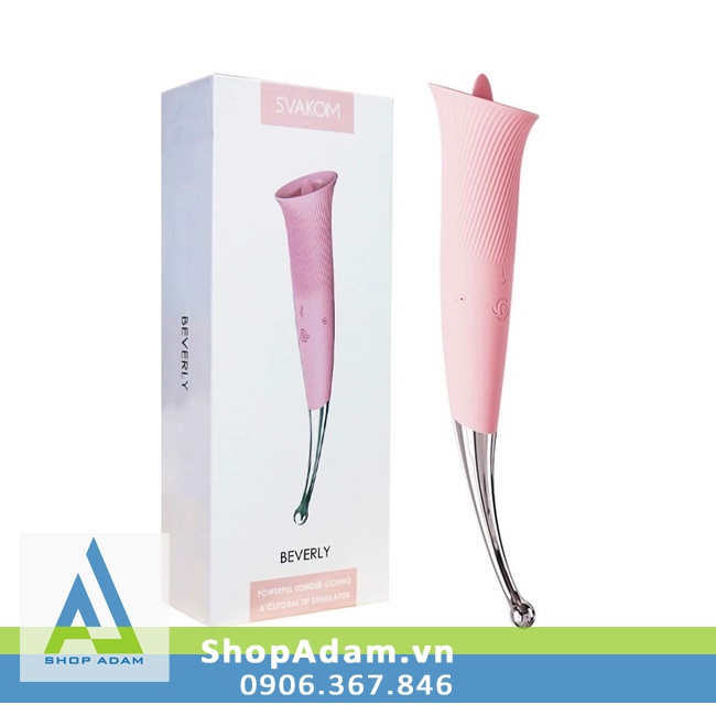 Máy Mát Xa Điểm G 2 Đầu Rung Liếm Siêu Kích Thích Svakom Beverly