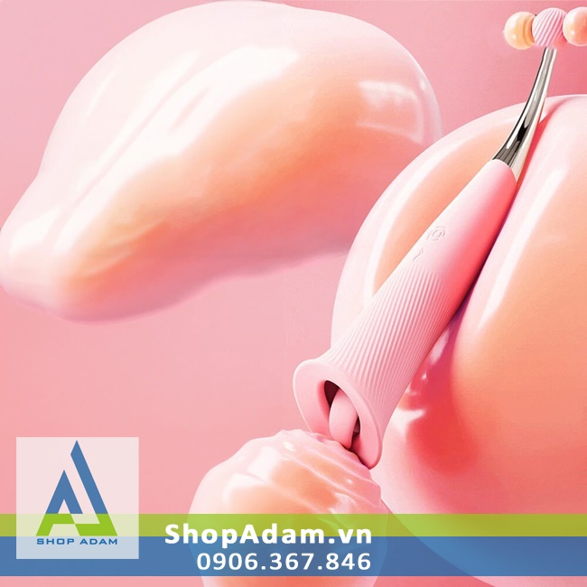 Máy Mát Xa Điểm G 2 Đầu Rung Liếm Siêu Kích Thích Svakom Beverly