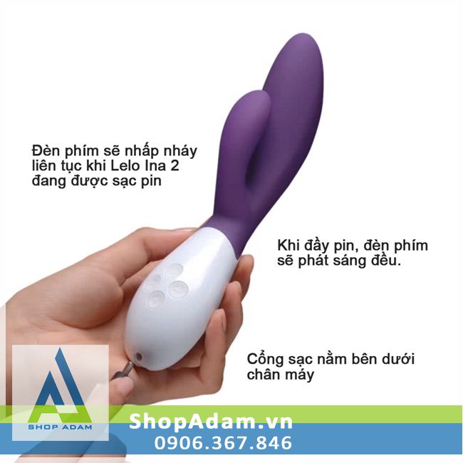 Máy mát xa vùng kín cao cấp Lelo Ina 2 - Thụy Điển