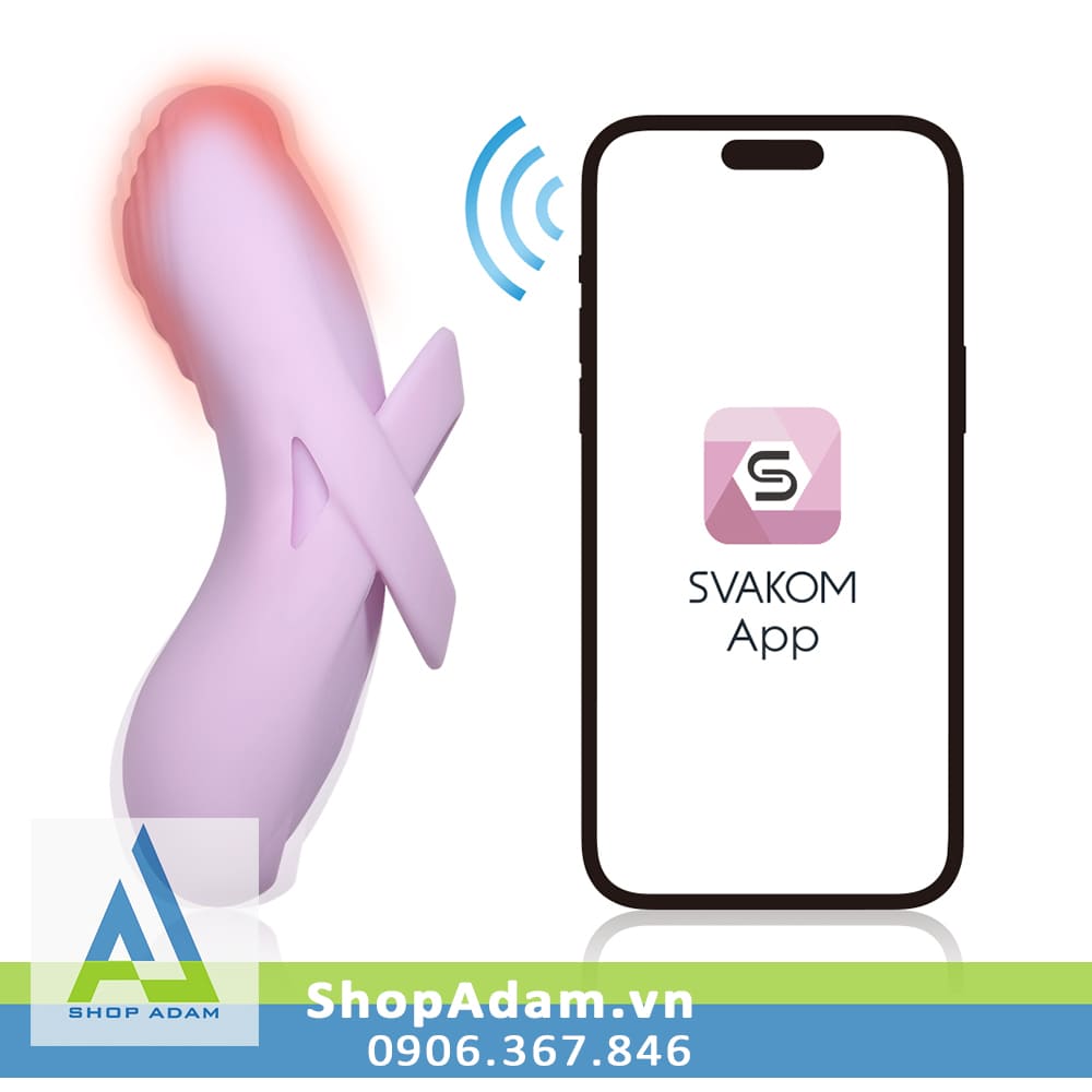 Máy rung âm vật mini đeo ngón tay có sưởi ấm kết nối App Svakom Echo 2 Máy rung âm vật mini đeo ngón tay có sưởi ấm kết nối App Svakom Echo 2
