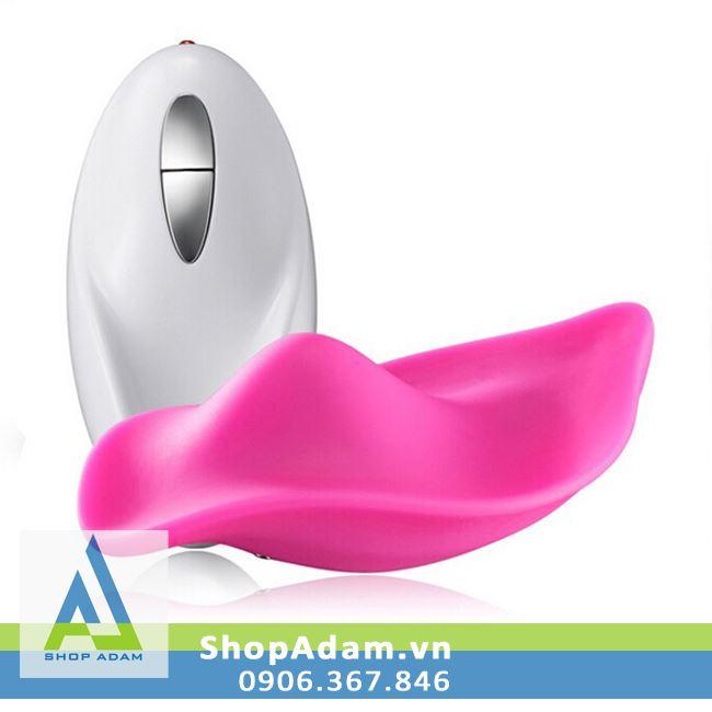 Máy rung âm vật mini cực mạnh gắn quần chip điều khiển từ xa