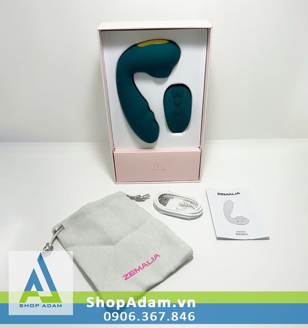 Máy rung bú mút điều khiển từ xa cho nữ Zemalia Tara