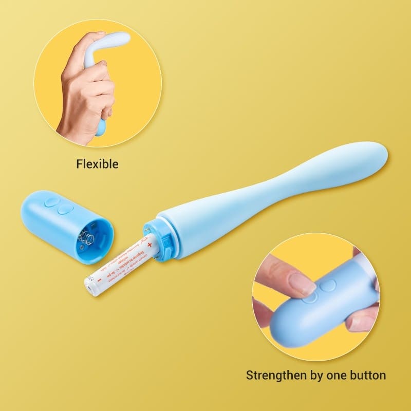 Máy rung cho nữ Durex Slim Vibrator nhỏ gọn uốn cong linh hoạt