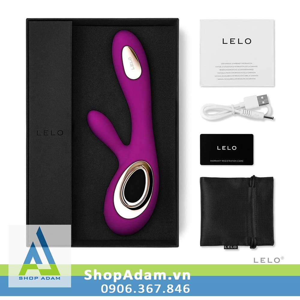 Máy rung điểm G cao cấp Lelo Soraya Wave Rabbit