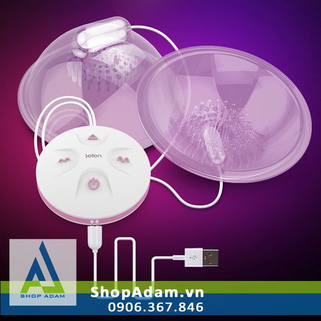 Máy rung ngực kích thích núm vú Leten Mimi
