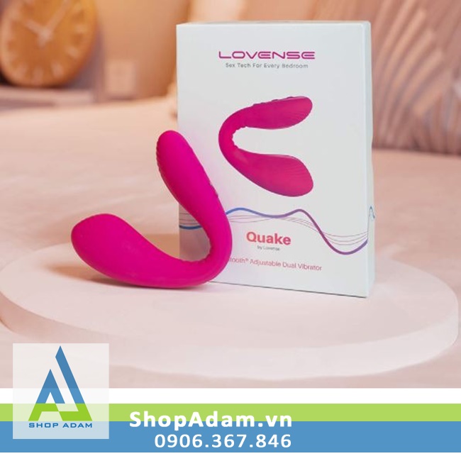 Máy rung tình yêu 2 đầu cực mạnh Lovense Quake (Dolce)