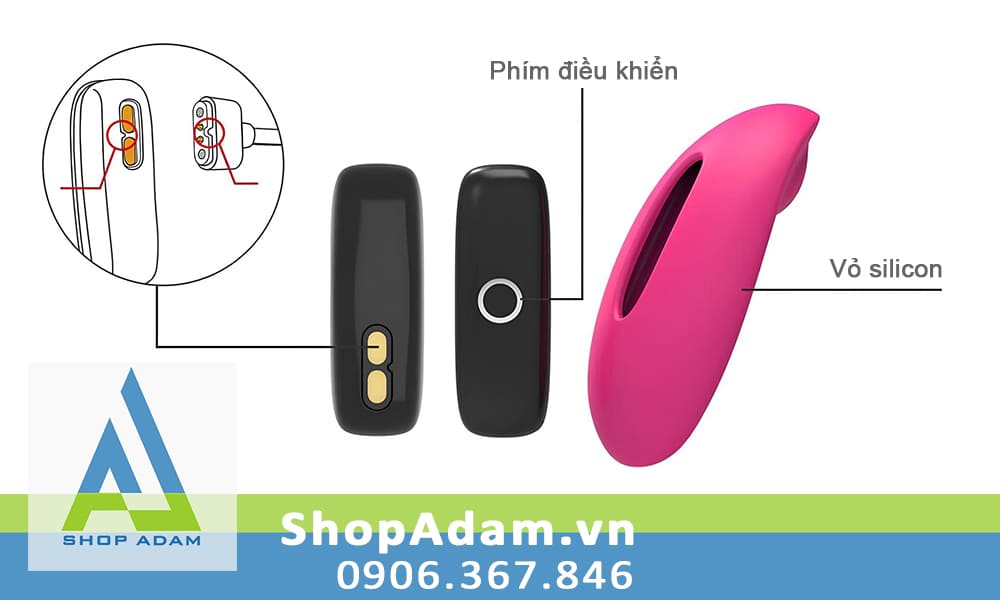 Máy rung vùng kín mini kết nối App Magic Motion Candy