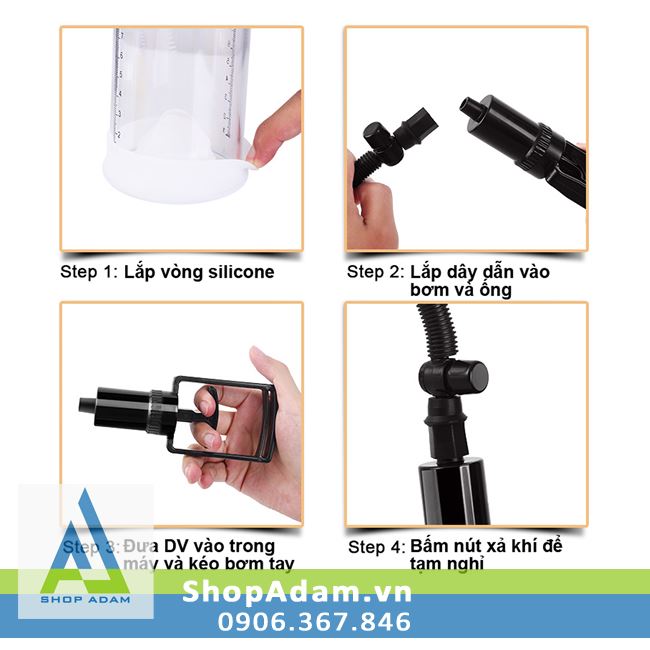 Máy tập tăng kích thước dương vật Penis Pump