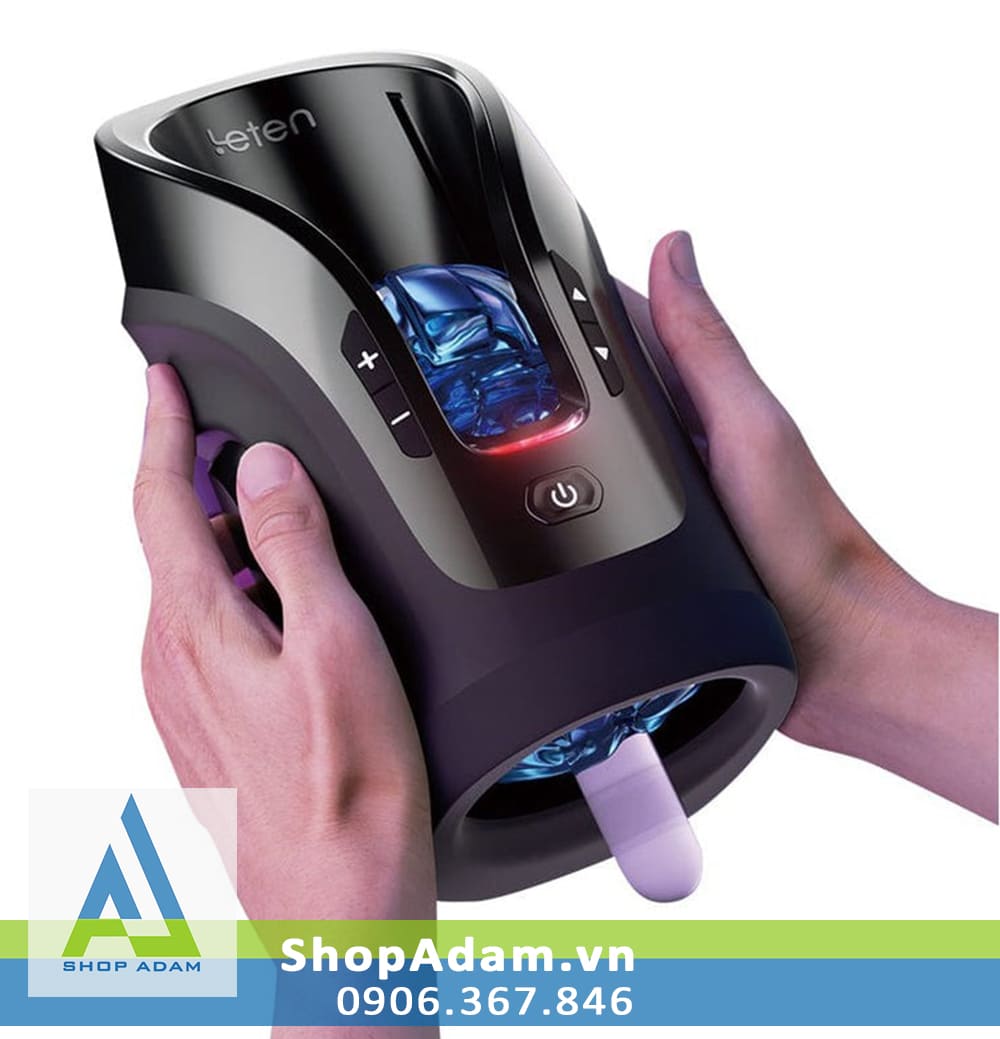 Máy thủ dâm nam thụt tự động có sưởi ấm Leten Luxury Male Masturbator