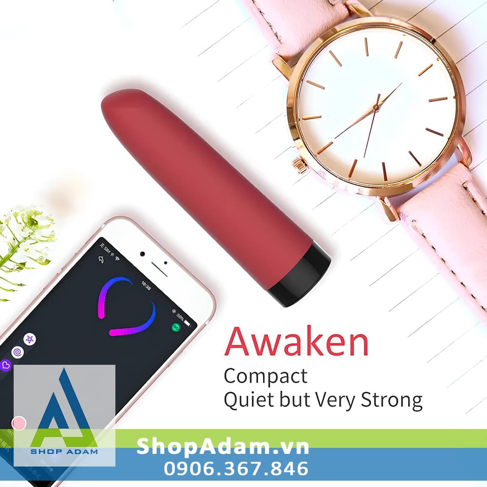 Máy trứng rung thỏi son điều khiển từ xa qua App Magic Motion Awaken