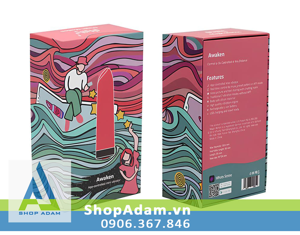 Máy trứng rung thỏi son điều khiển từ xa qua App Magic Motion Awaken