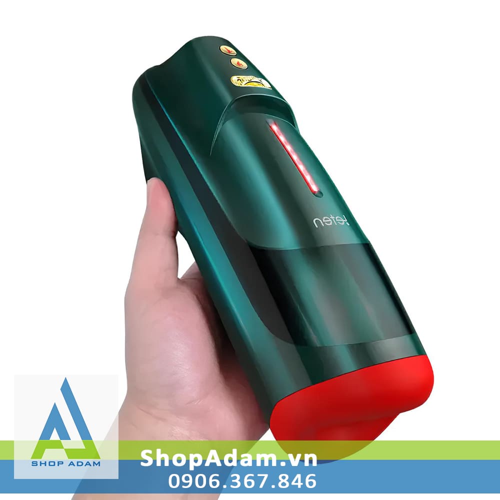 Máy tự sướng nam thụt co bóp có sưởi ấm Leten Air Oral Version 3