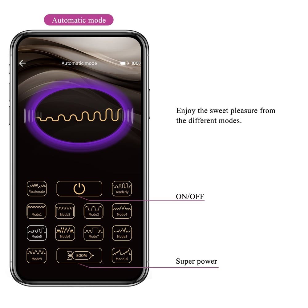 Pretty Love Doreen trứng rung âm đạo kích điện kết nối App