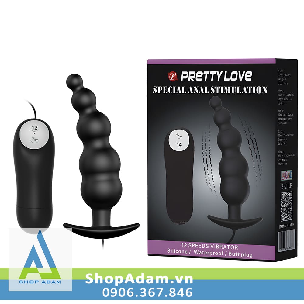 Pretty Love Special Anal máy massage hậu môn có rung 12 chế độ Pretty Love Special Anal máy massage hậu môn có rung 12 chế độ