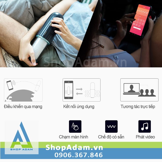 Sex toy cho nam cao cấp thụt tự động Svakom Alex Neo kết nối mạng Sex toy cho nam cao cấp thụt tự động Svakom Alex Neo kết nối mạng