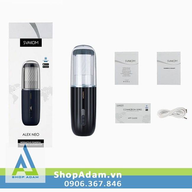 Sex toy cho nam cao cấp thụt tự động Svakom Alex Neo kết nối mạng Sex toy cho nam cao cấp thụt tự động Svakom Alex Neo kết nối mạng