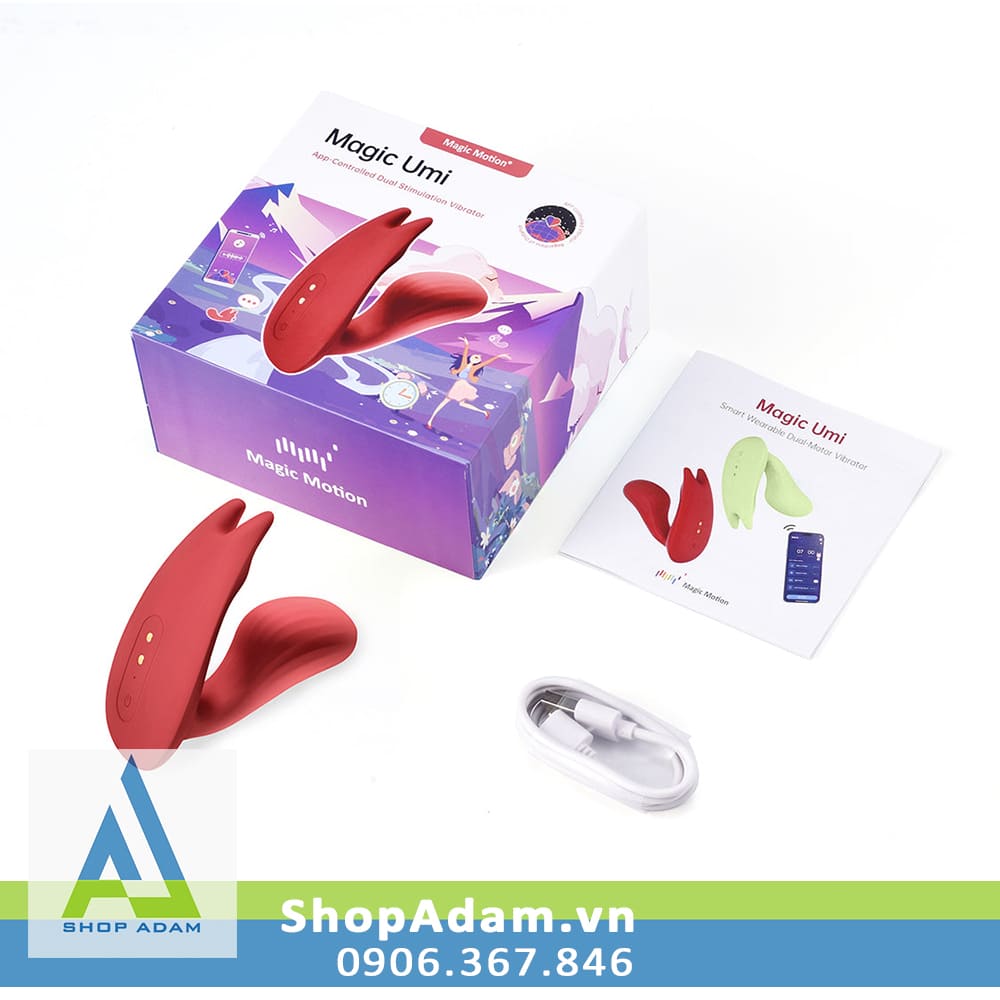 Sex toy nữ massage vùng kín điều khiển từ xa qua App Magic Motion Umi