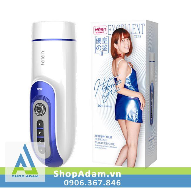 Sextoy nam cao cấp thụt tự động có âm thanh Leten Excellent