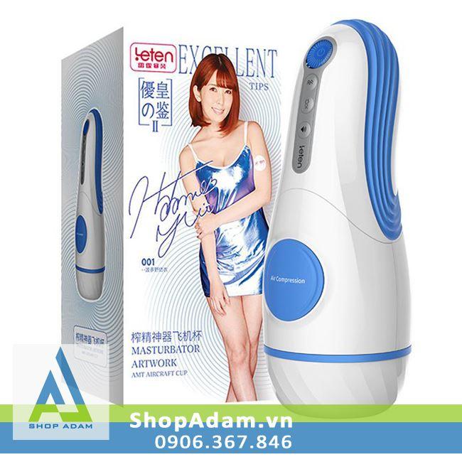 Sextoy nam dạng cốc có rung co bóp Leten AMT Cup