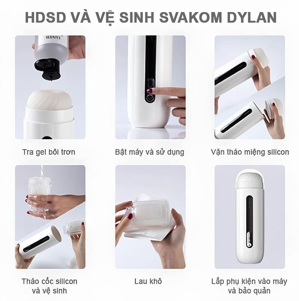 Svakom Dylan cốc thẩm du cao cấp xoay thụt tự động Svakom Dylan cốc thẩm du cao cấp xoay thụt tự động
