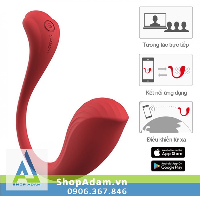 Svakom Phoenix Neo Trứng rung điều khiển từ xa cao cấp kết nối app Svakom Phoenix Neo Trứng rung điều khiển từ xa cao cấp kết nối app