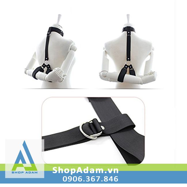 Trói tay và cổ dây vải