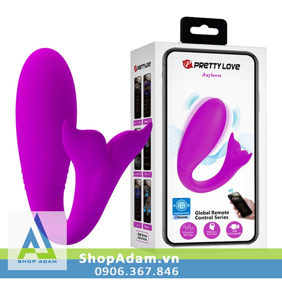 Trứng rung cá heo kết nối App Pretty Love Jayleen