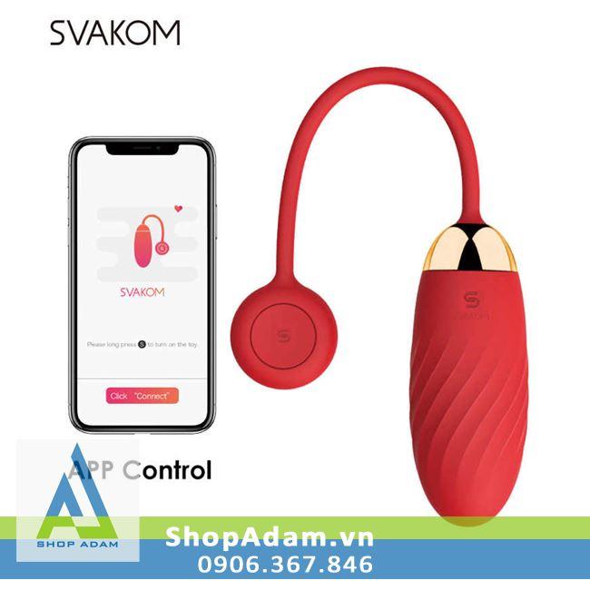 Trứng rung điều khiển bằng điện thoại  Svakom Ella