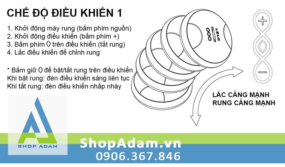 Trứng rung hậu môn điều khiển từ xa 3 đầu cao cấp Lelo Hugo 2 Remote