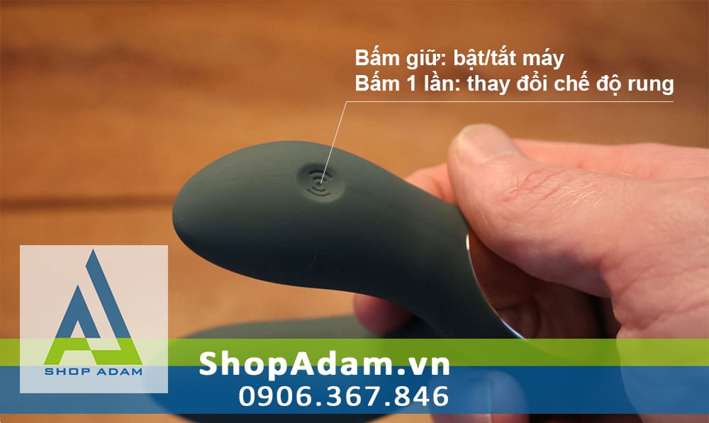 Trứng rung hậu môn điều khiển từ xa 3 đầu cao cấp Lelo Hugo 2 Remote