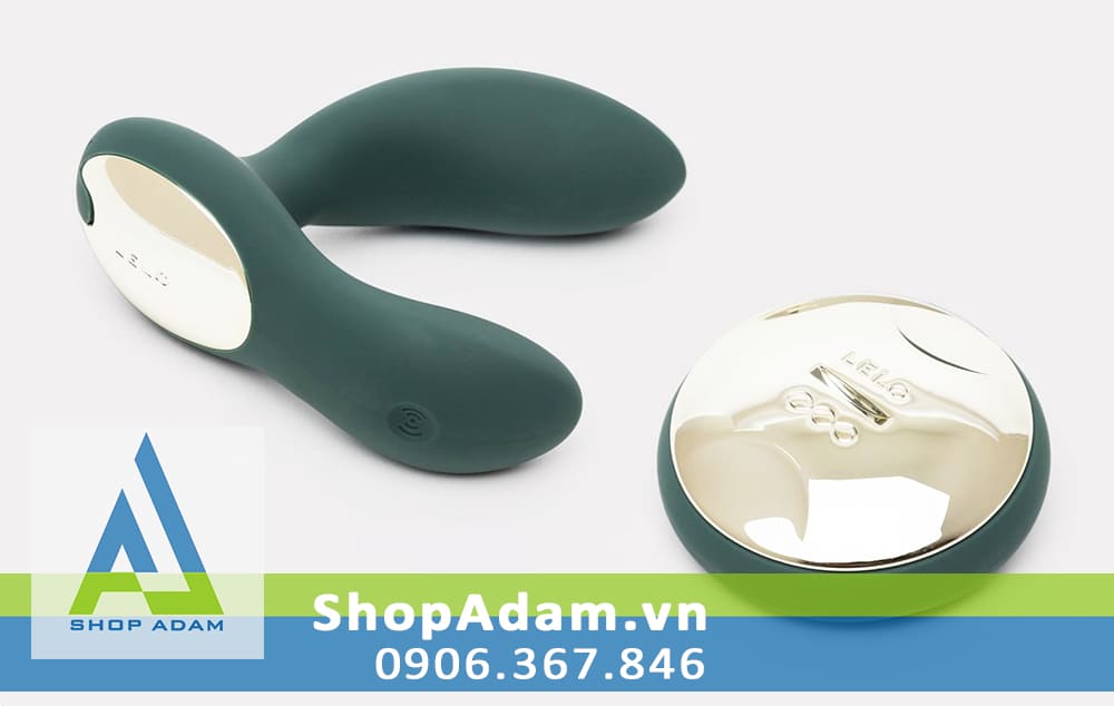 Trứng rung hậu môn điều khiển từ xa 3 đầu cao cấp Lelo Hugo 2 Remote