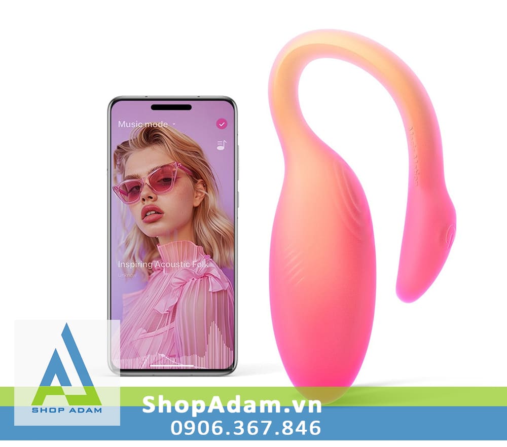 Trứng rung thiên nga điều khiển qua App Magic Motion Flamingo Max