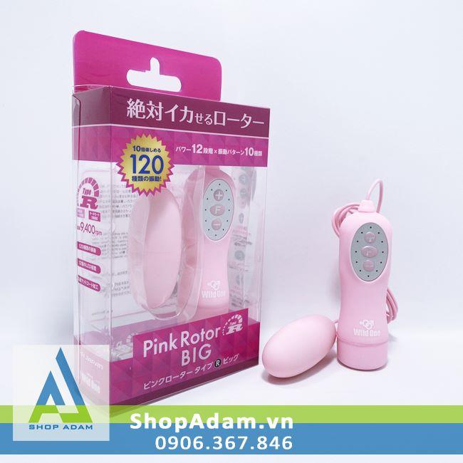 Trứng rung tình yêu mạnh Pink Rotor Big - Nhật Bản