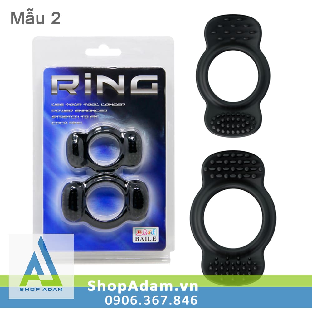 Vòng đeo kích thích âm vật Baile Cock Ring - 2c