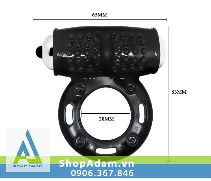 Vòng rung nam 10 chế độ cực mạnh Baile Power Ring