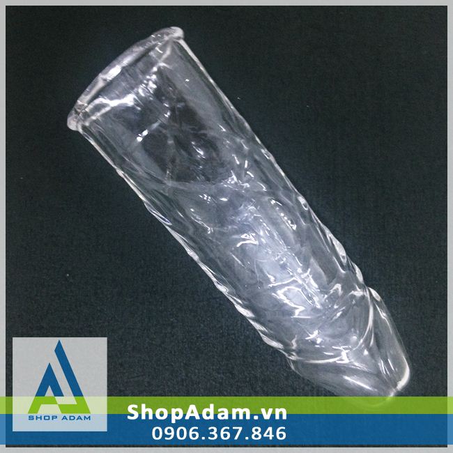 bao cao su đôn dên gân đầu trơn