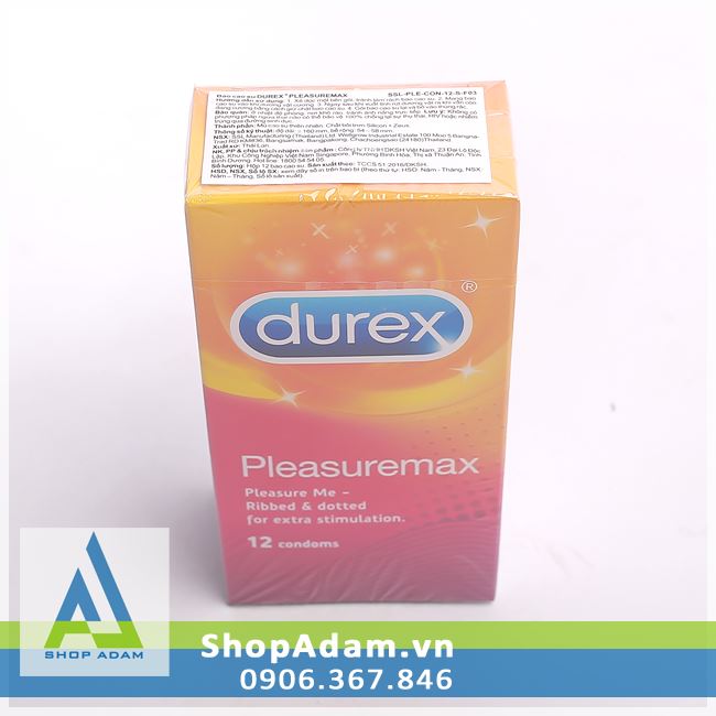 Bao cao su Durex Pleasuremax