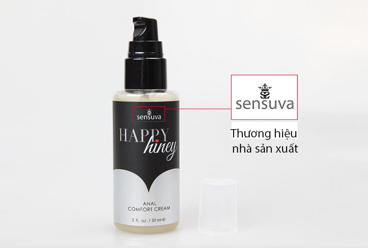 Gel bôi trơn hậu môn Sensuva Happy Hiney - Mỹ